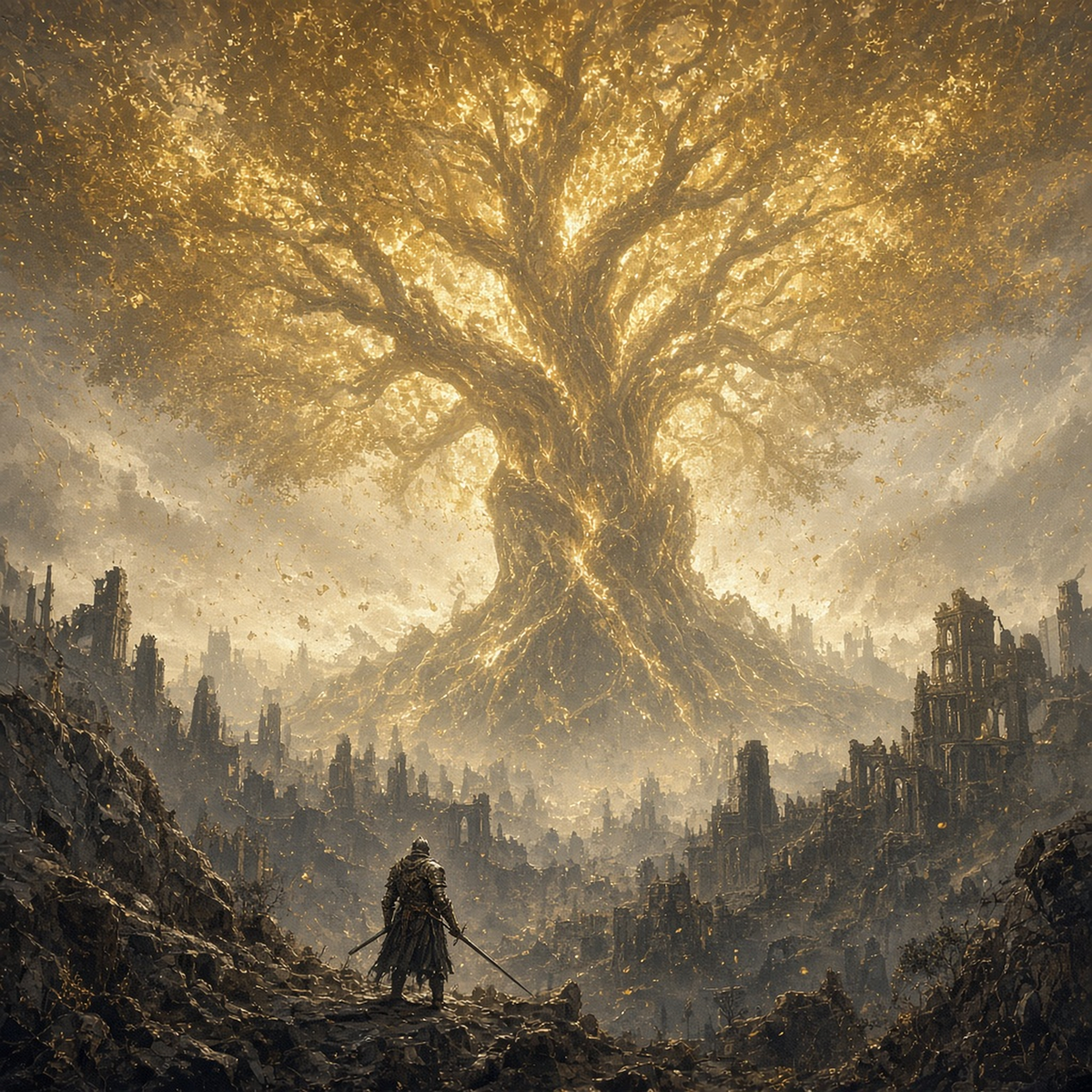 Elden Ring Duvar Örtüsü — tasarımın tamamı