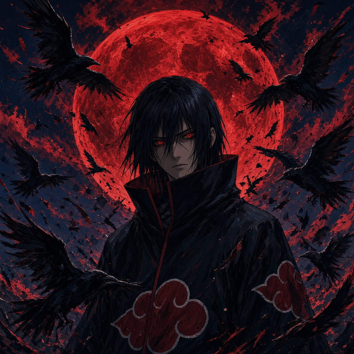 Itachi Duvar Örtüsü — tasarımın tamamı