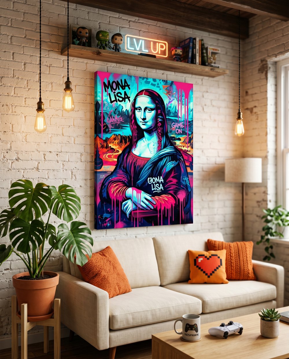 Pop-Art Mona Lisa