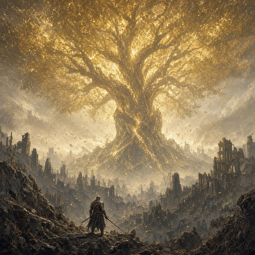 Elden Ring Duvar Örtüsü — tasarımın tamamı