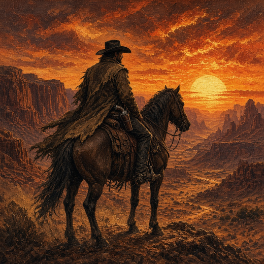 Red Dead Duvar Örtüsü — tasarımın tamamı