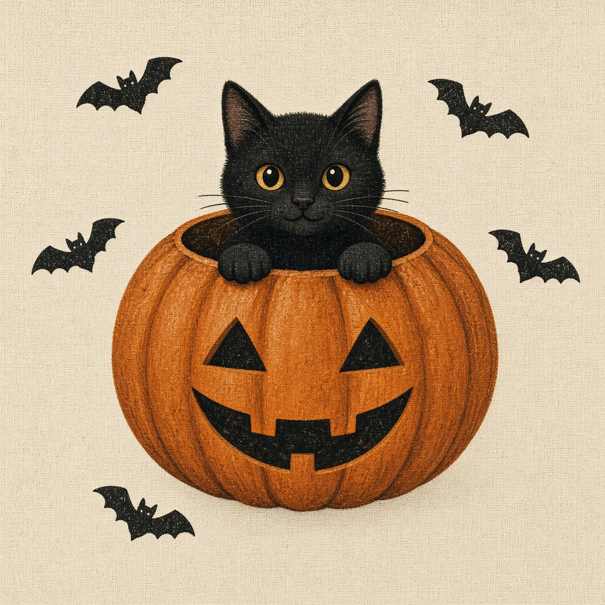Trick or Treat Kırlent Kılıfı — arka yüz